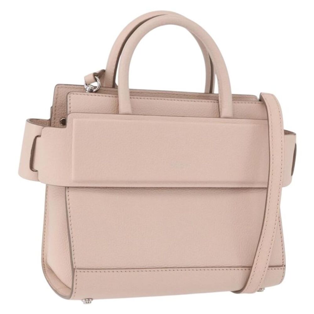 Givenchy Horizon Satchel Leather Pink Leather Handbag